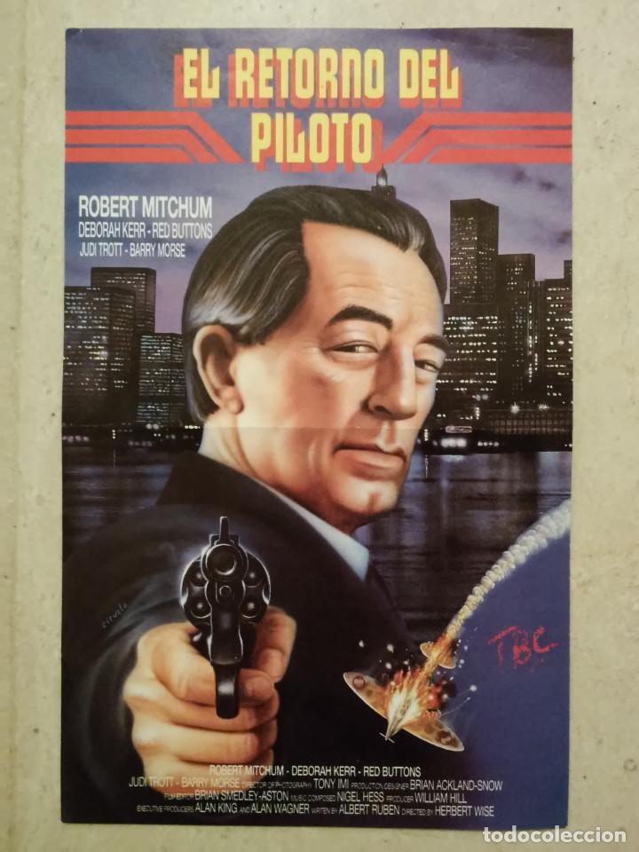 Cine: MINI-POSTER ORIGINAL -A4 - EL RETORNO DEL PILOTO - DEBORAH KERR - ROBERT MITCHUM