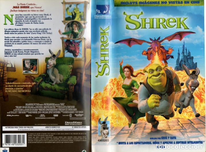 Cine: Car&aacute;tula original VHS Shrek - Foto 1