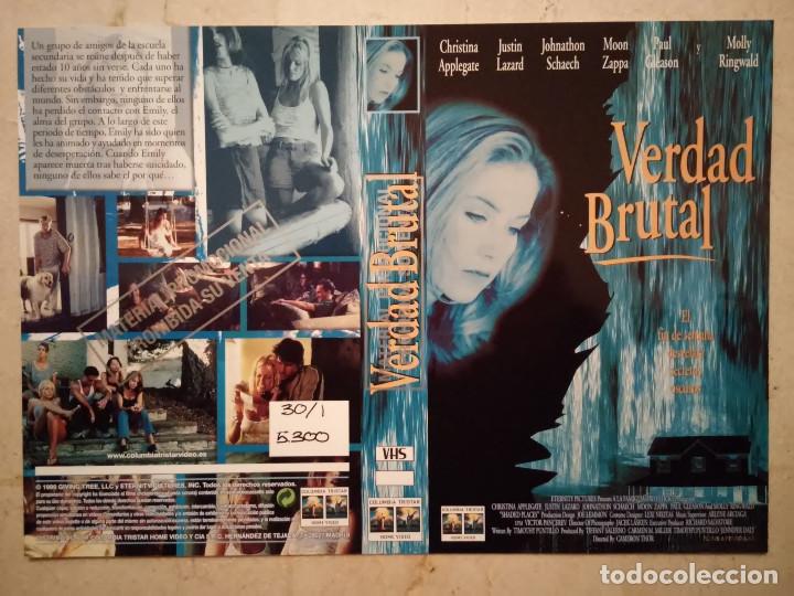 Kino: CARATULA ORIGINAL -A4- VERDAD BRUTAL LA DURA VERDAD - ARCHIVO - Christina Applegate - SUSPENSE