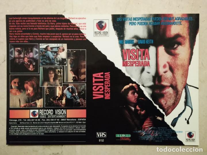 Kino: CARATULA ORIGINAL -A4- VISITA INESPERADA - ARCHIVO - DAVID KEITH - SUSPENSE - THRILLER