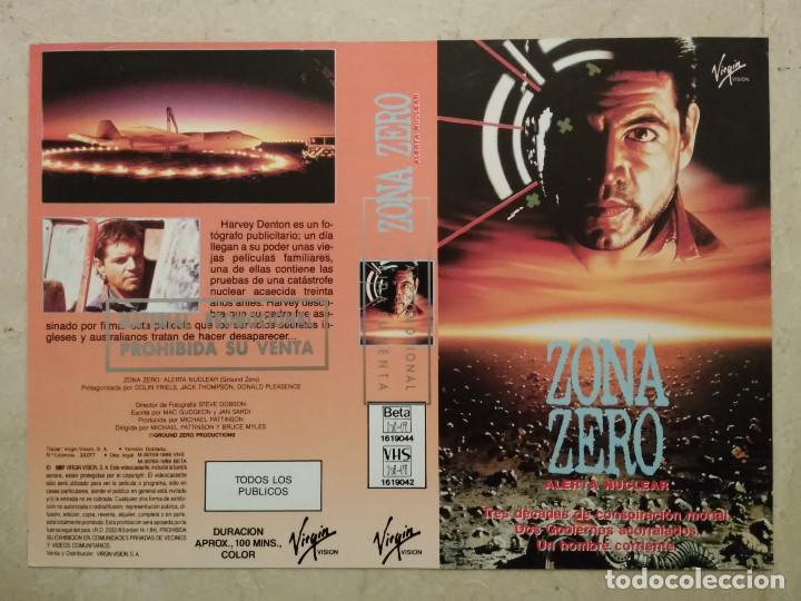 Cinema: CARATULA ORIGINAL -A4- ZONA ZERO ALERTA NUCLEAR - ARCHIVO - SUSPENSE