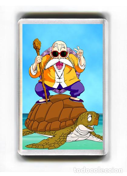 Cine: IMAN ACRILICO NEVERA - DIBUJOS ANIMADOS BOLA DE DRAGON MAESTRO MUTENROSHI