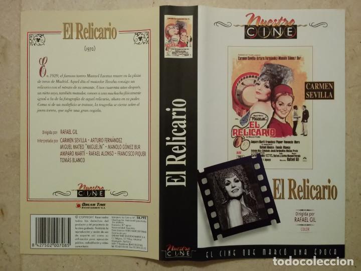 Cine: CARATULA ORIGINAL -A4- EL RELICARIO - CARMEN SEVILLA - CINE ESPA&Ntilde;OL