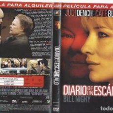 Cine: CARATULA DVD - DIARIO DE UN ESCÁNDALO. Lote 89302888