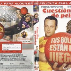 Cine: CARATULA DVD - CUESTIÓN DE PELOTAS. Lote 89303344