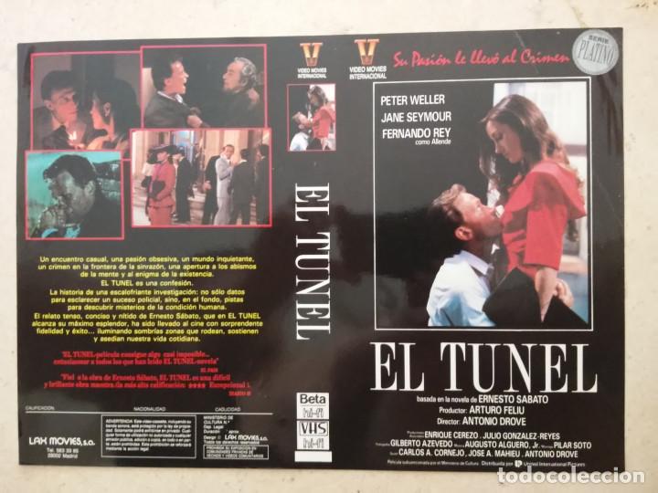 Kino: CARATULA ORIGINAL -A4- EL TUNEL - JANE SEYMOUR - PETER WELLER