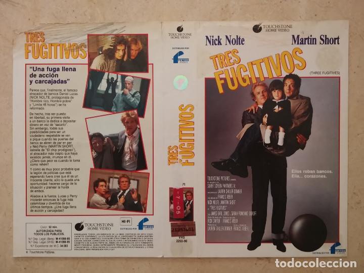 Cinema: CARATULA ORIGINAL -A4- TRES FUGITIVOS - NICK NOLTE
