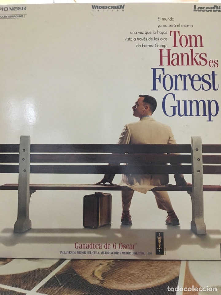 Cine: FORREST GUMP-LASER DISC-2 DISCOS - Foto 1