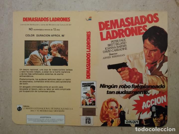 Cinema: CARATULA ORIGINAL -A4- DEMASIADOS LADRONES - ARCHIVO - PETER FALK - BRITT EKLAND