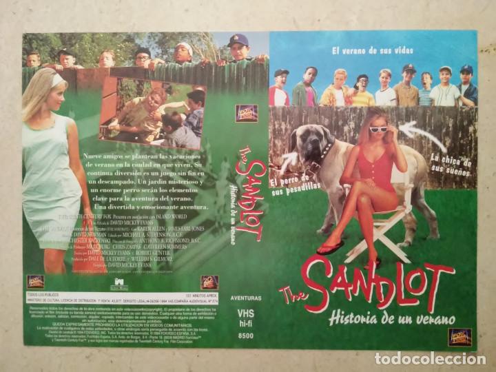 Cine: CARATULA ORIGINAL -A4- THE SANDLOT - ARCHIVO - COMEDIA - Marley Shelton