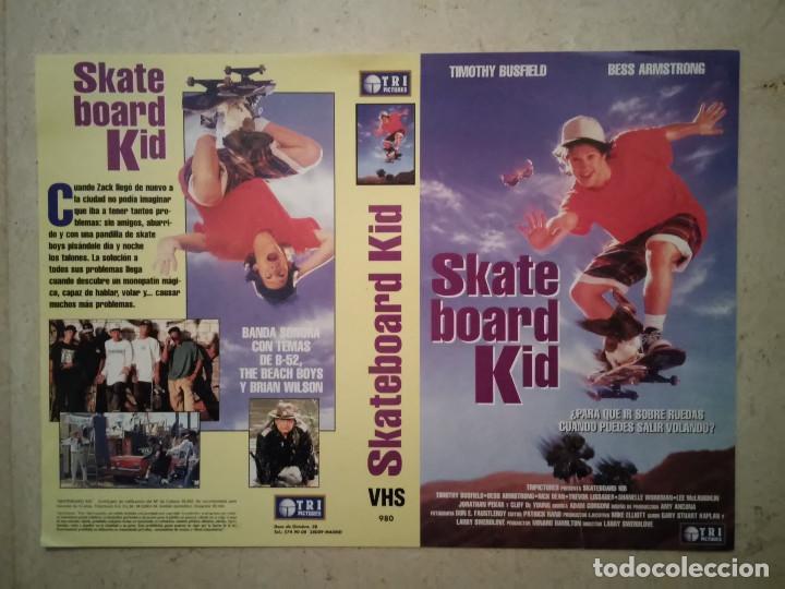 Cine: CARATULA ORIGINAL -A4- SKATEBOARD KID - ARCHIVO