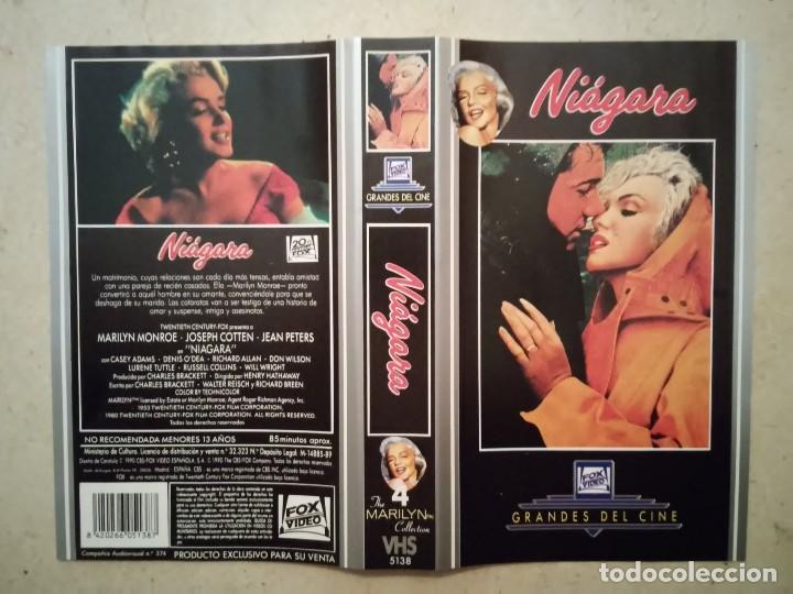 Cine: CARATULA ORIGINAL -A4- NIAGARA - Marilyn Monroe - ARCHIVO
