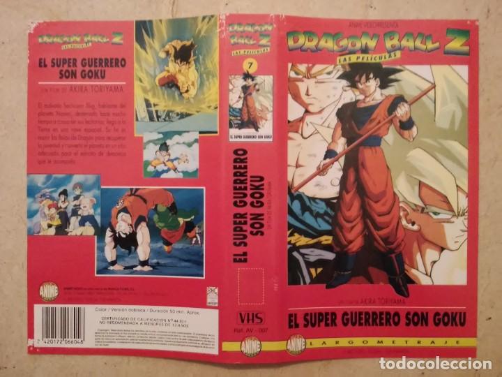 Cine: CARATULA ORIGINAL -A4- DRAGON BALL Z - DRAGONBALL - NUMERO 7 - GOKU