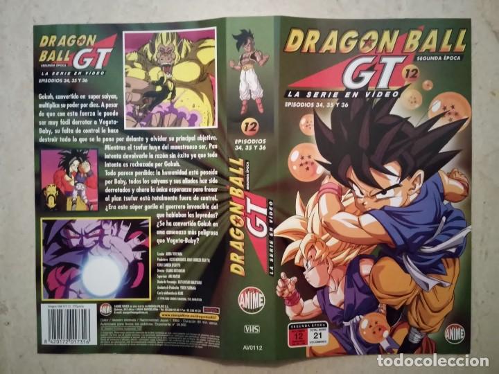 Cine: CARATULA ORIGINAL -A4- DRAGON BALL GT - DRAGONBALL - NUMERO 12 - GOKU