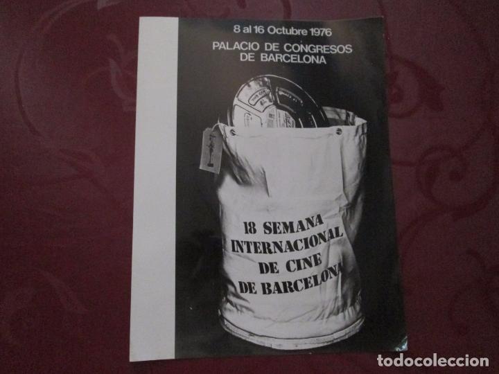 Cinema: CARTEL DE LA 18 SEMANA INTERNACIONAL DE CINE DE BARCELONA