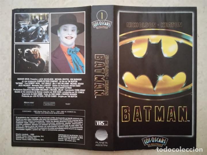 Cinema: CARATULA ORIGINAL -A4- BATMAN - COLE - SUPERHEROES - MICHAEL KEATON