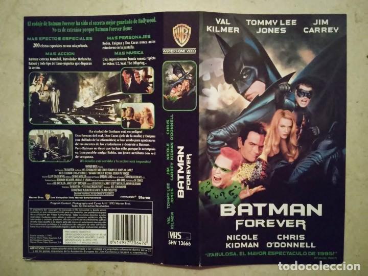 Cine: CARATULA ORIGINAL -A4- BATMAN FOREVER - COLE - SUPERHEROES - VAL KILMER