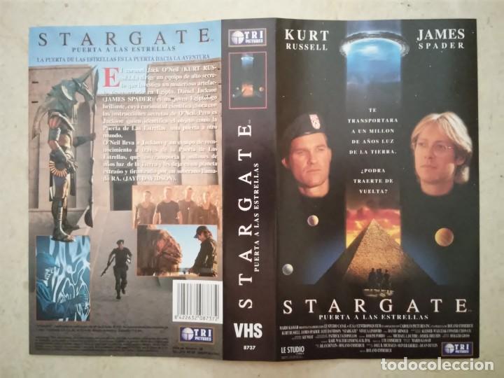 Cine: CARATULA ORIGINAL -A4- STARGATE - COLE - CIENCIA FICCION - KURT RUSSELL