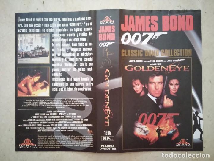 Cine: CARATULA ORIGINAL -A4- JAMES BOND GOLDENEYE - COLE - 007
