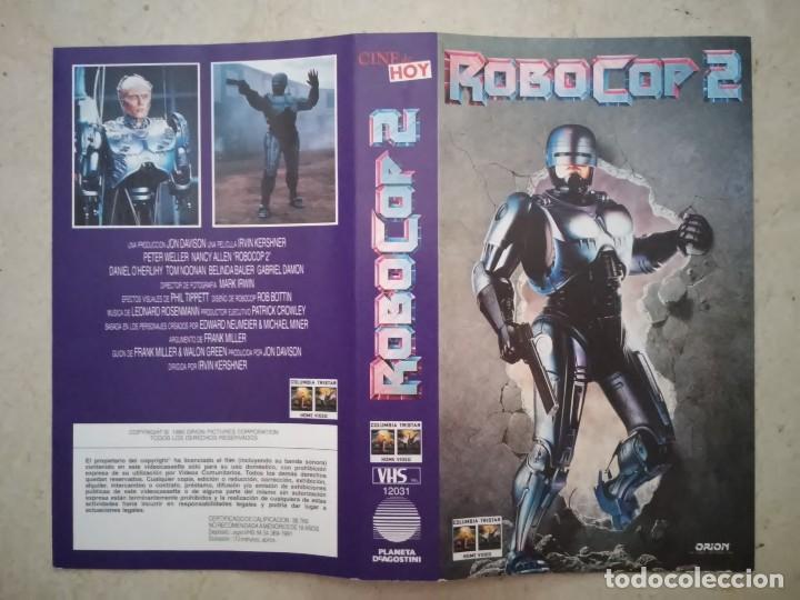 Cine: CARATULA ORIGINAL -A4- ROBOCOP 2 - COLE - CIENCIA FICCION - CYBORG - ROBOTS