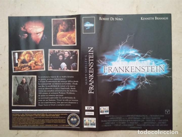 Cine: CARATULA ORIGINAL -A4- FRANKENSTEIN - ARCHIVO ROBERT DE NIRO - TERROR