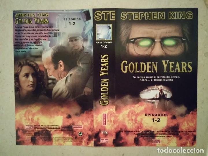 Cine: CARATULA ORIGINAL -A4- GOLDEN YEARS 1-2 - ARCHIVO TERROR - STEPHEN KING