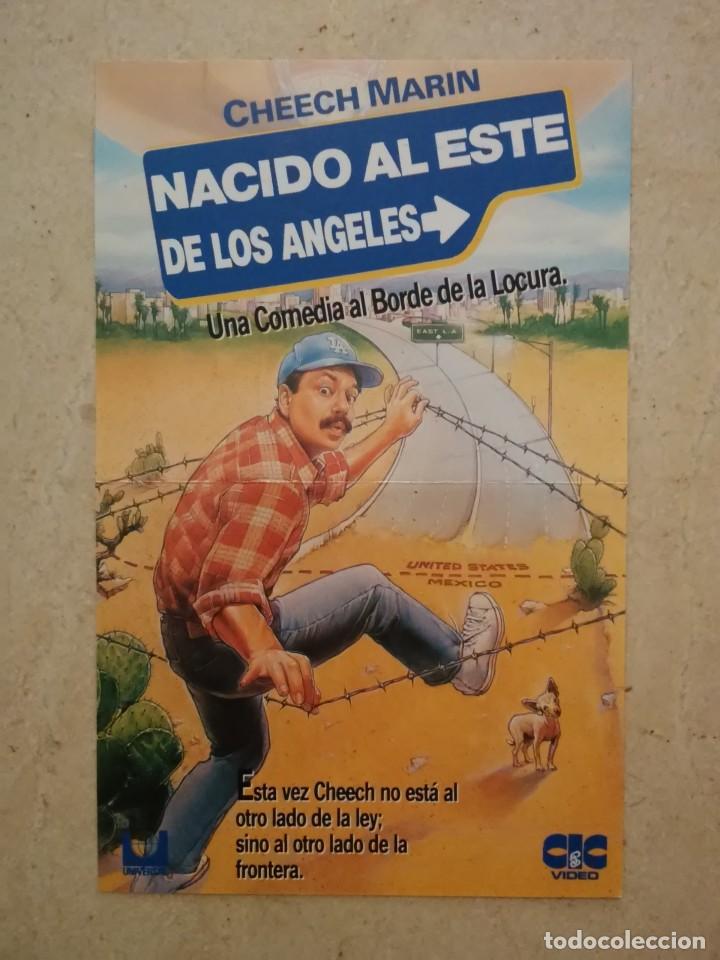 Cine: MINI-POSTER ORIGINAL -13*18- NACIDO AL ESTE DE LOS ANGELES - ALBUM - CHEECH MARIN - COMEDIA