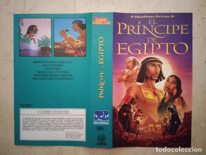Cine: CARATULA ORIGINAL -A4- EL PRINCIPE DE EGIPTO - ANIMACION - DIBUJOS