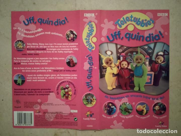 Cine: CARATULA ORIGINAL -A4- TELETUBBIES - DIBUJOS ANIMACION - UFF QUIN DIA