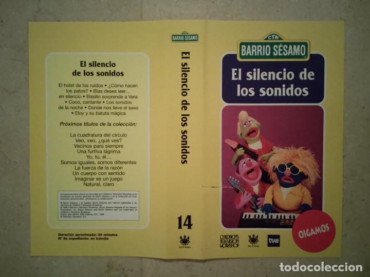 Cine: CARATULA ORIGINAL -A4- EL SILENCIO DE LOS SONIDOS - BARRIO SESAMO