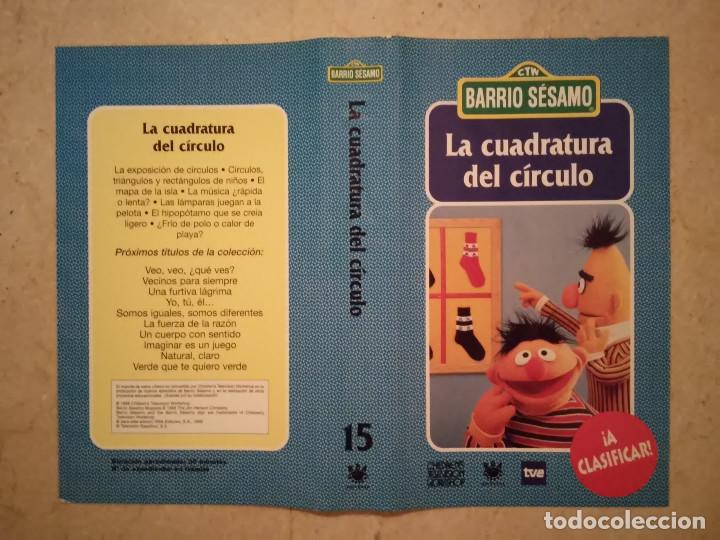 Cine: CARATULA ORIGINAL -A4- LA CUADRATURA DEL CIRCULO - BARRIO SESAMO