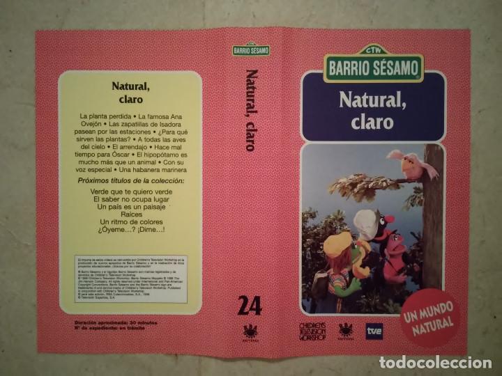 Cine: CARATULA ORIGINAL -A4- NATURAL CLARO - BARRIO SESAMO