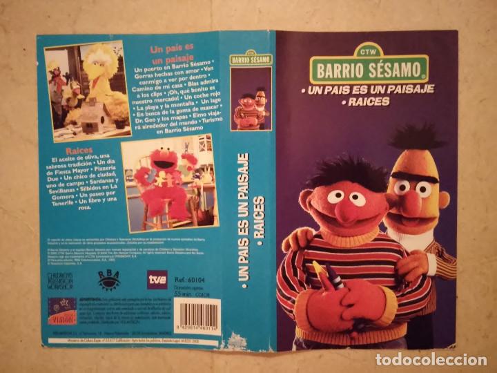 Cine: CARATULA ORIGINAL -A4- UN PAISAJE ES UN PAIS - BARRIO SESAMO