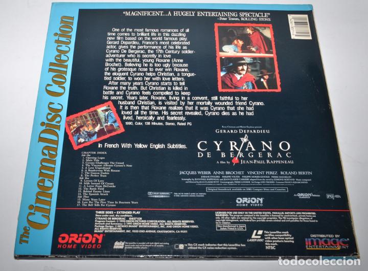 Cine: LASER DISC - CYRANO DE BERGERAC - V.O NTSC SYSTEM - Foto 3