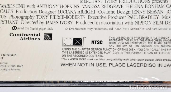 Cine: LASER DISC - HOWARDS END - V.O. NTSC SYSTEM - Foto 3