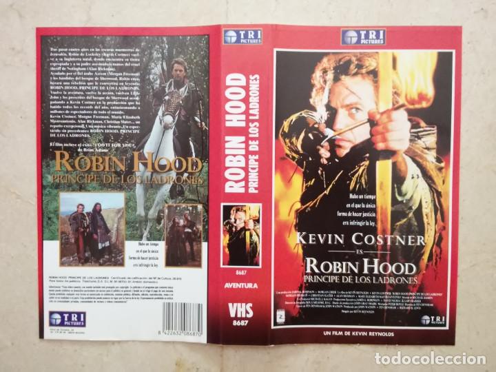 Cine: CARATULA ORIGINAL -A4- PRINCIPE DE LOS LADRONES - ROBIN HOOD - KEVIN COSTNER