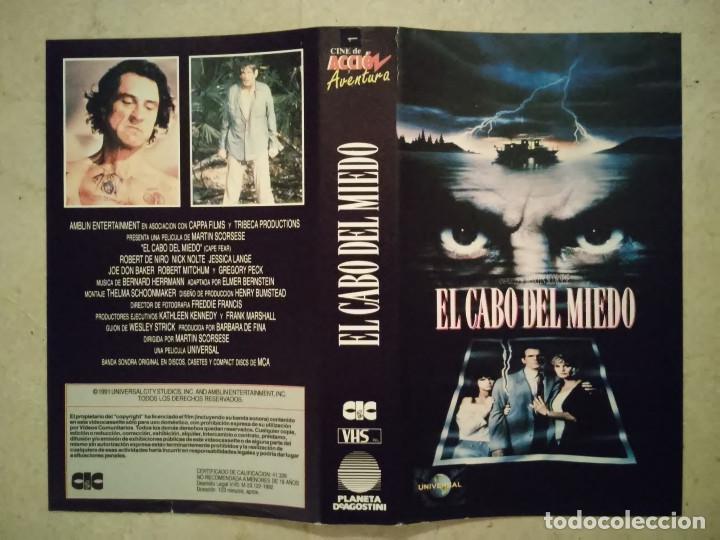 Cine: CARATULA ORIGINAL -A4- EL CABO DEL MIEDO - ROBERT DE NIRO - TERROR