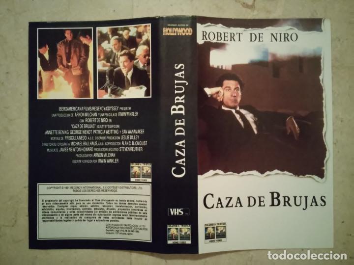 Cine: CARATULA ORIGINAL -A4- CAZA DE BRUJAS - ROBERT DE NIRO