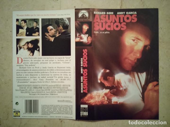 Cinema: CARATULA ORIGINAL -A4- ASUNTOS SUCIOS - RICHARD GERE