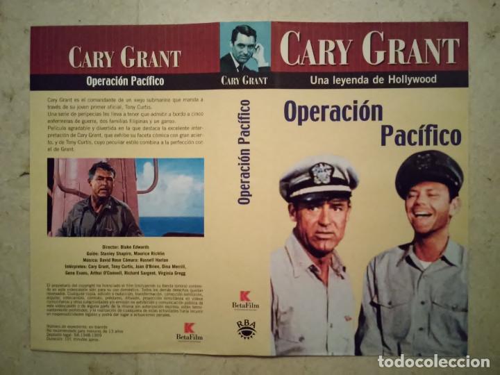 Cine: CARATULA ORIGINAL -A4- OPERACION PACIFICO - CARY GRANT