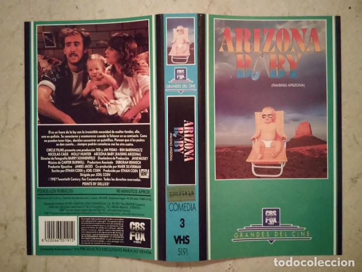 Cine: CARATULA ORIGINAL -A4- ARIZONA BABY - NICOLAS CAGE