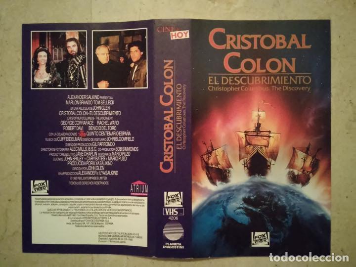 Cine: CARATULA ORIGINAL -A4- CRISTOBAL COLON EL DESCUBRIMIENTO - TOM SELLECK