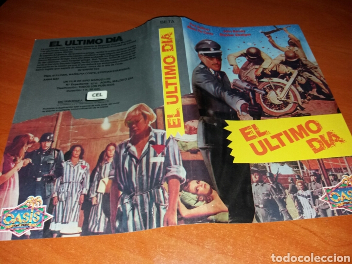 Cine: Caratula vhs- el ultimo dia- beta (3) - Foto 1
