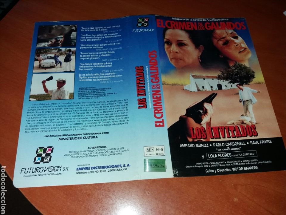 Cine: Caratula vhs- el crimen de los galindos- lola flores