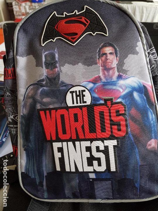 Cine: MOCHILA PEQUE&Ntilde;A BATMAN vs SUPERMAN. PRODUCTO OFICIAL. NUEVA, CON ETIQUETA.