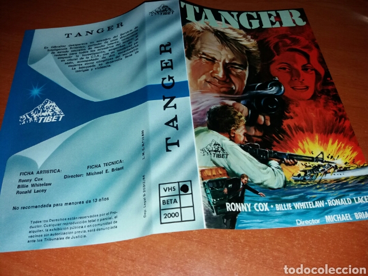 Cine: Caratula vhs- tanger