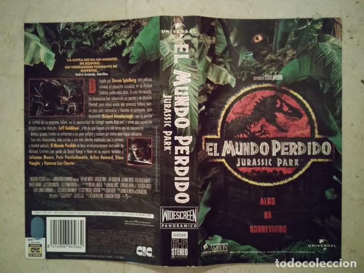 Cinema: CARATULA ORIGINAL -A4- EL MUNDO PERDIDO - JURASSIC PARK - ARCHIVO