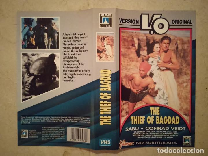 Cinema: CARATULA ORIGINAL -A4- EL LADRON DE BAGDAD - ANVENTURAS - SABU