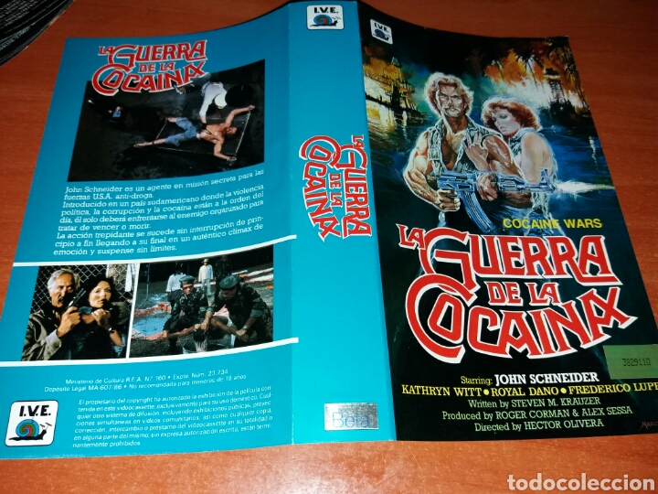 Cine: Caratula vhs- la guerra de la cocaina- (beta) - Foto 1