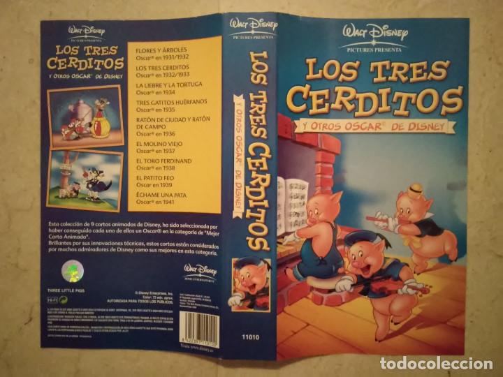 Cinema: CARATULA ORIGINAL -A4- LOS TRES CERDITOS - WALT DISNEY